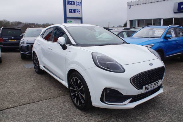 Ford Puma Vignale 1.0 St-Line Vignale Hatchback Hybrid White