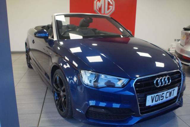 Audi A3 2.0 TDI S Line 2dr Convertible Diesel Blue