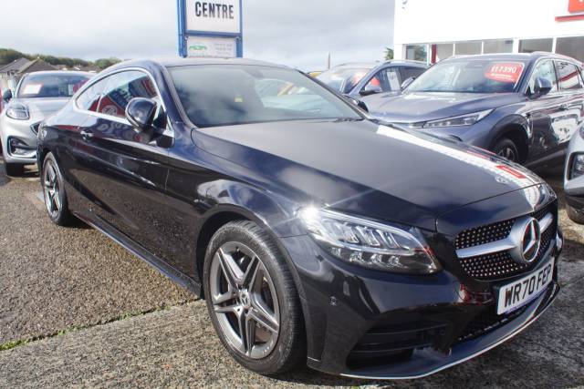 Mercedes-Benz C Class 1.5 C200 AMG Line 2dr 9G-Tronic Coupe Petrol Black